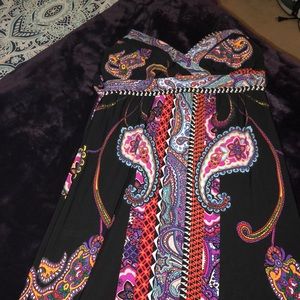 Multicolored Summertime Maxi Dress